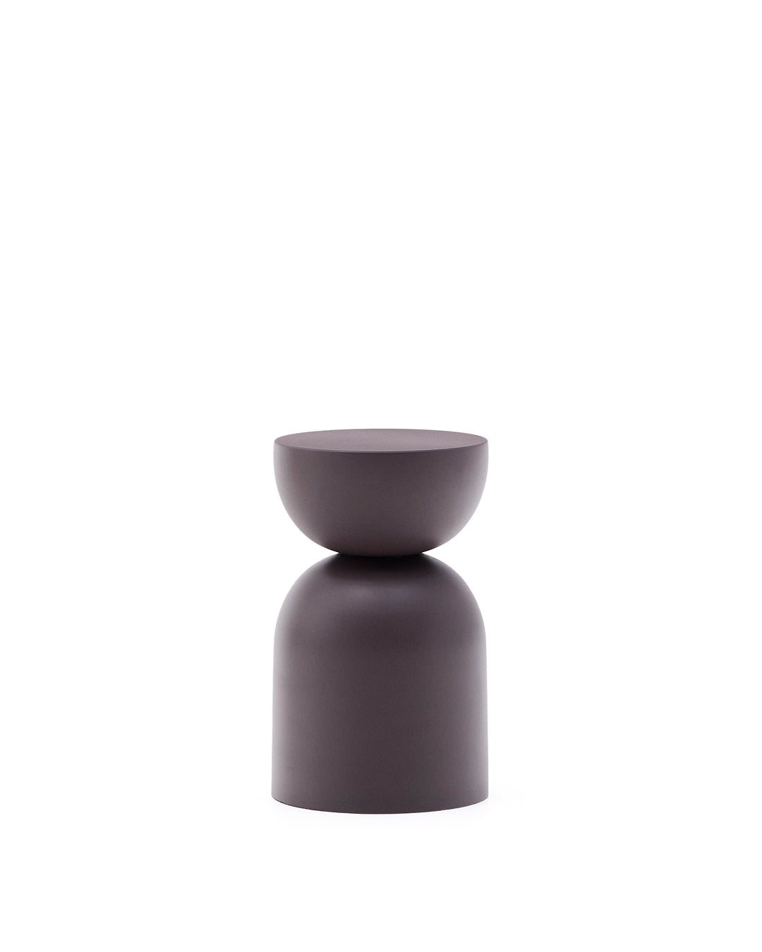KAVE HOME Rachell sidebord rund lilla metal Ø30,5