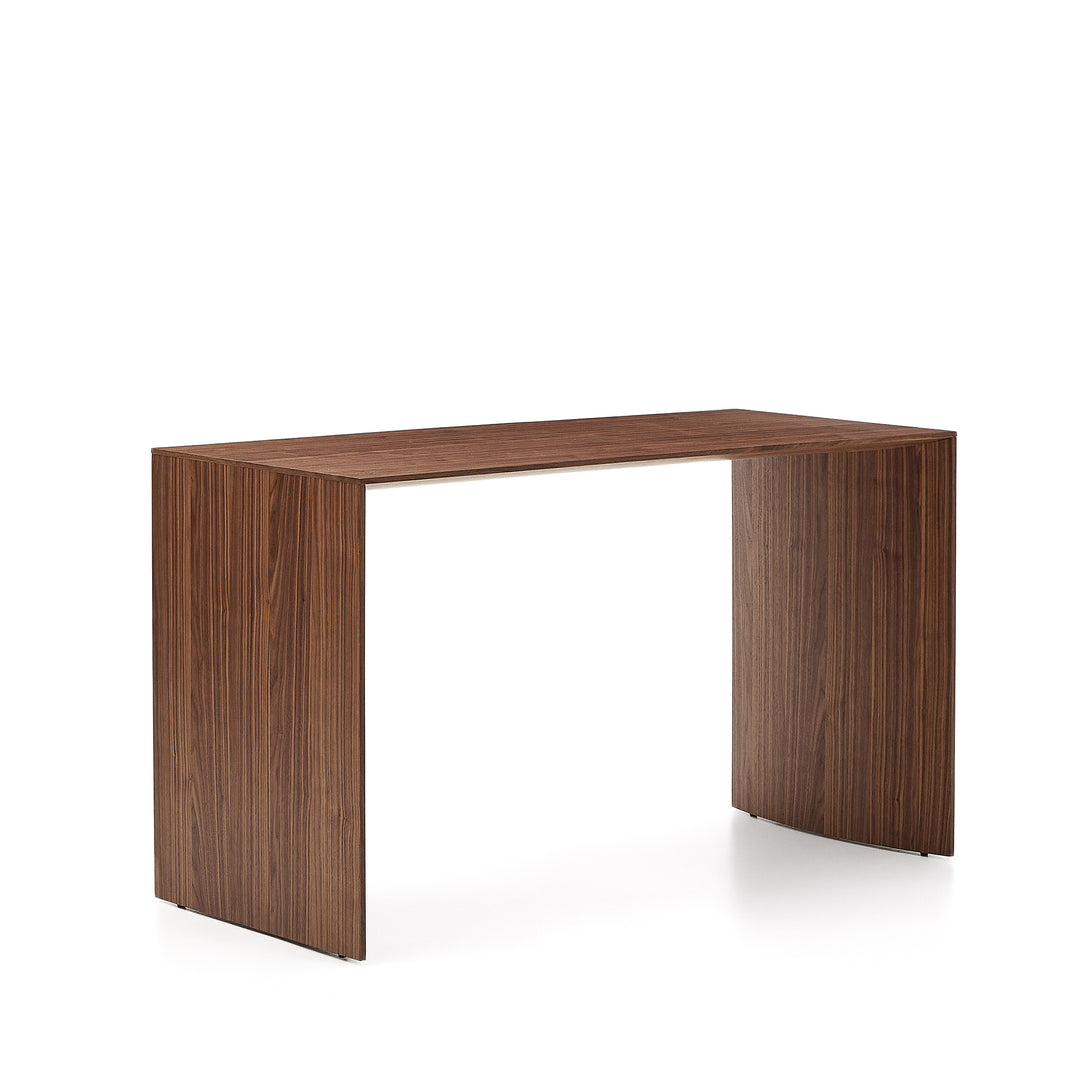 KAVE HOME Litto skrivebord rektangulær brun valnøddefinér 140x60