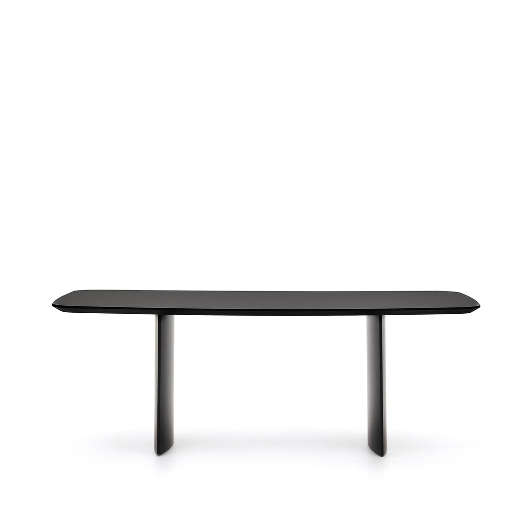 KAVE HOME Litto spisebord rektangulær sort MDF 200x100