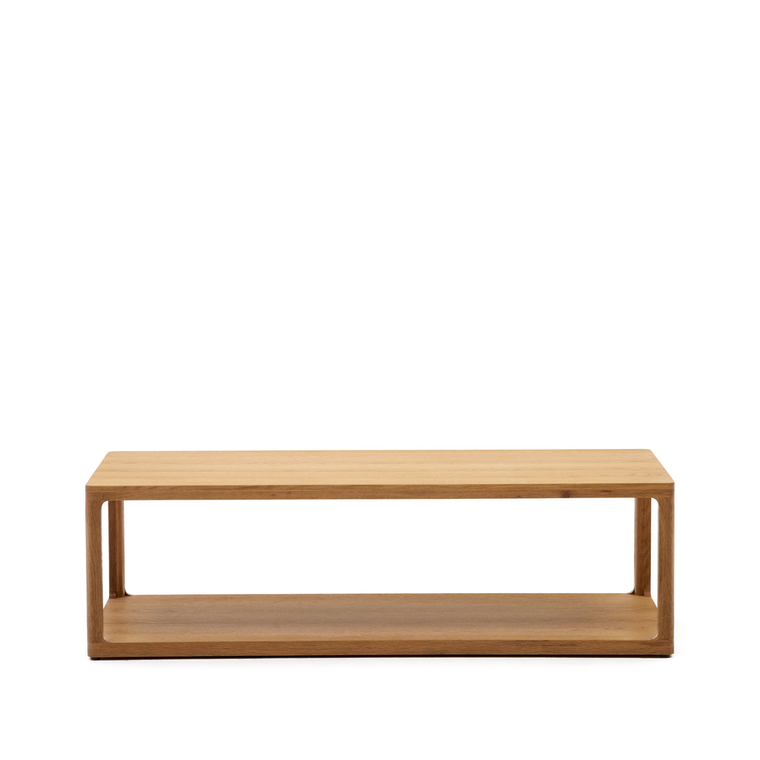 KAVE HOME Maymai sofabord rektangulær natur egetræ 140x65