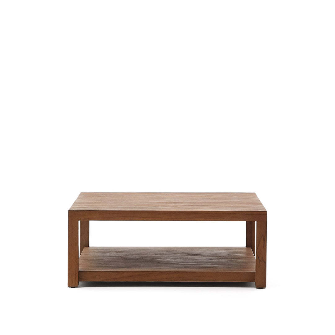 KAVE HOME Sashi sidebord m. 1 hylde natur teaktræ 90x90