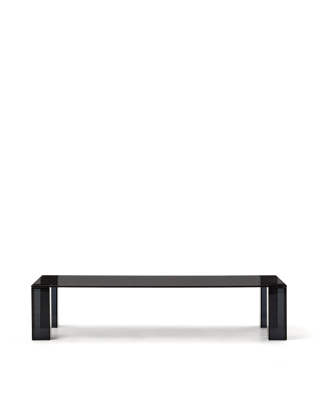 KAVE HOME Adularia sofabord rektangulær mørkegrå hærdet glas 140x60
