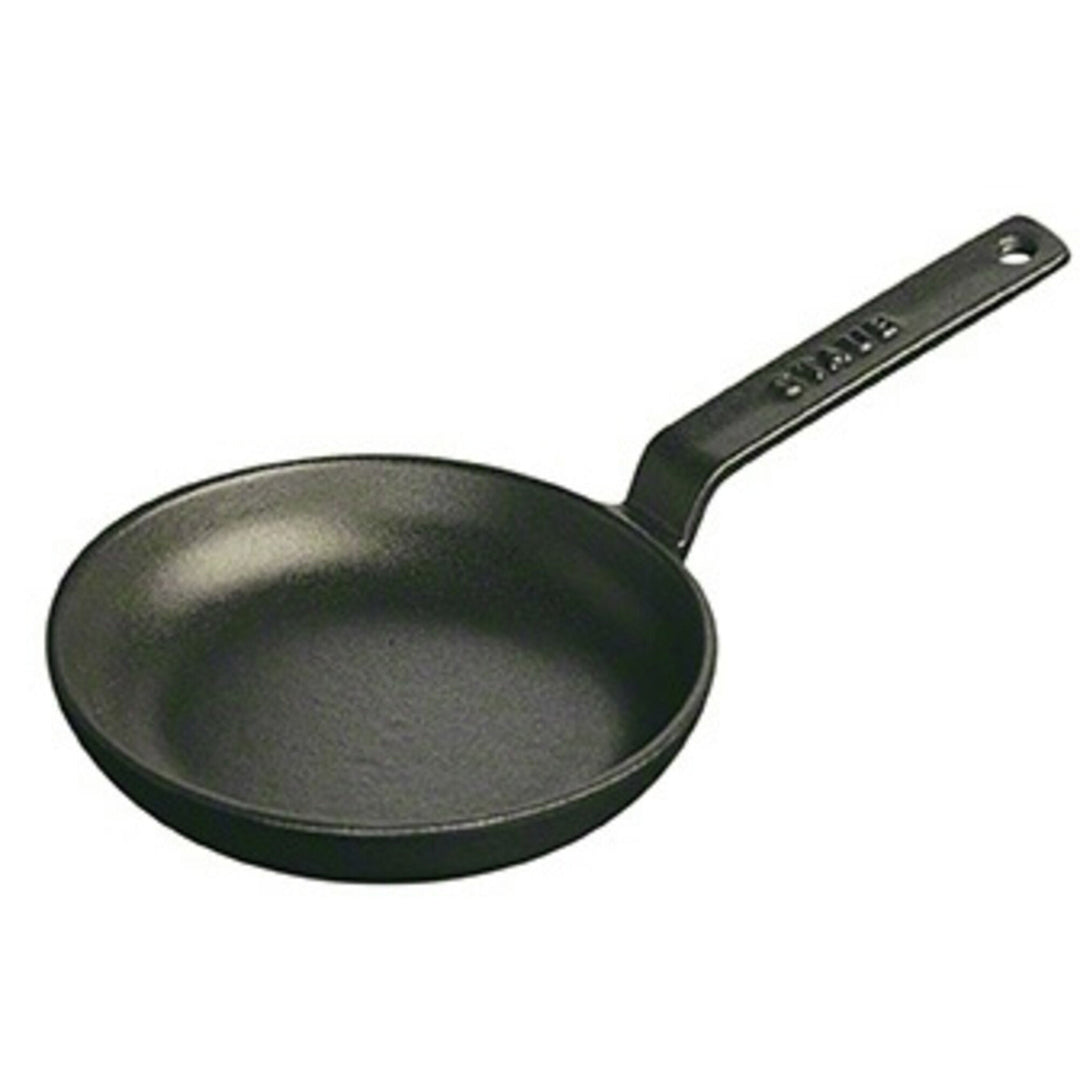 Staub Staub Pan Series ministegepande i sort, Ø12cm – produktfoto (Stegepander)