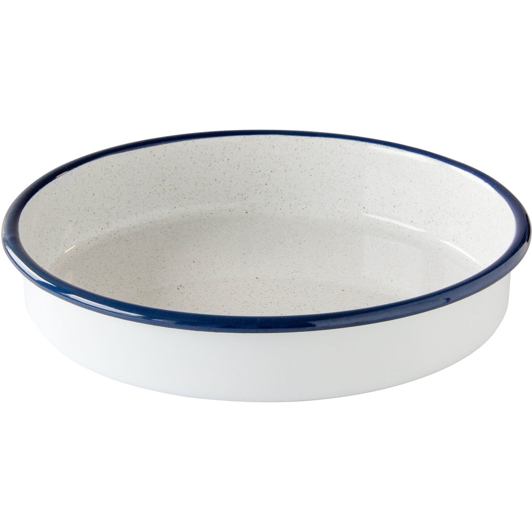 Kockums jernverk Kockums jernverk Rundt ovnfast fad 28 cm, Kockums white ❤ produktbillede (Ovnfast form)