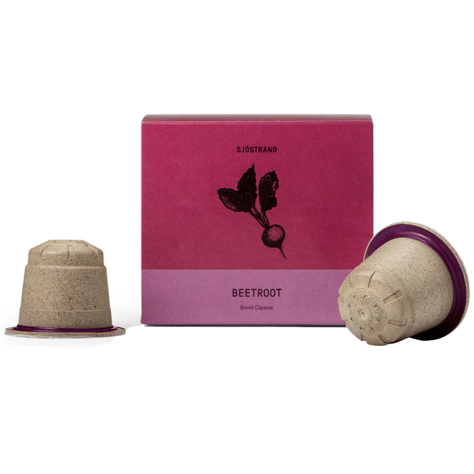 Sjöstrand coffee Sjöstrand coffee Boost Beetroot kapsler 10 stk. – produktfoto (Te- og Kaffekapsler)