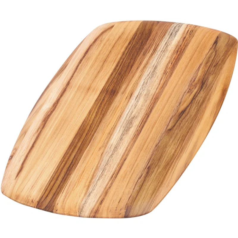 Teak Haus Elegant Rektangulært Serverings- Og Skærebræt Stort 41 x 28 x 1,5 Cm
