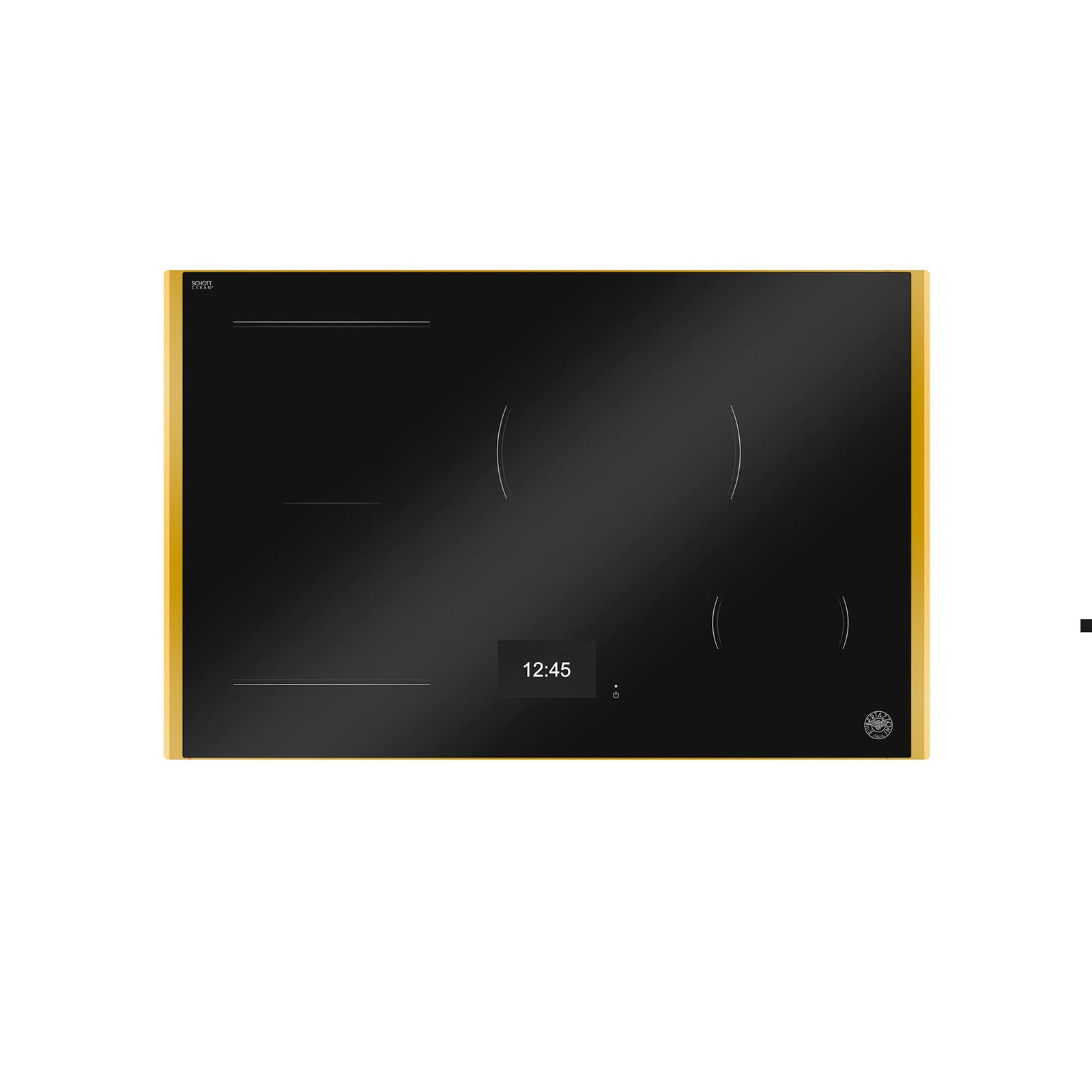 Bertazzoni Bertazzoni P784I1M37GT Super-Premium induktionskogeplade 78 cm med guldramme, 4 zoner – detaljebillede…