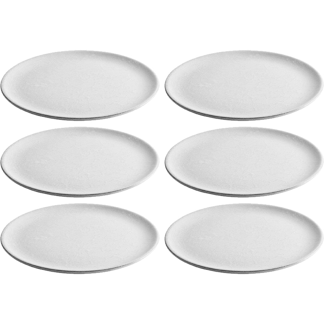 Aida Aida RAW desserttallerken, arctic white, 6 stk. – produktfoto (Desserttallerken)