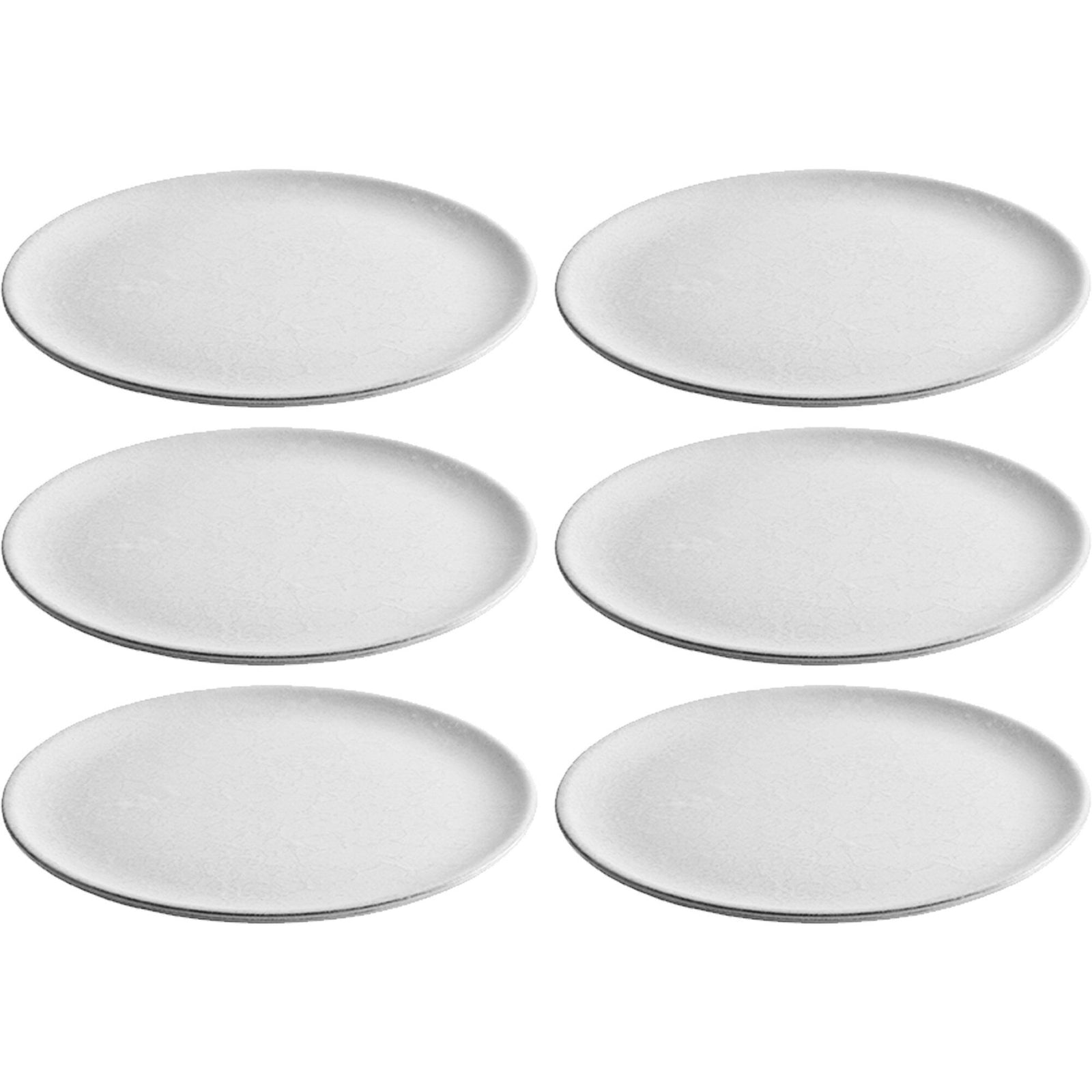 Aida Aida RAW desserttallerken, arctic white, 6 stk. – produktfoto (Desserttallerken)