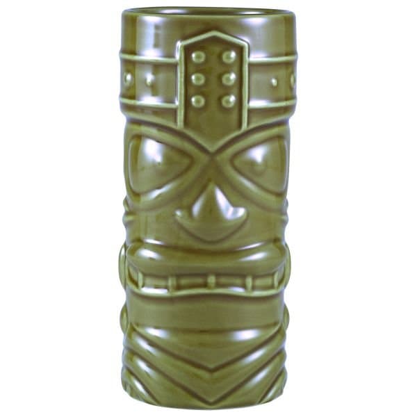 Grønt Tiki-krus 40cl Genware ❤ Kæmpe udvalg i Genware ❤ Billig fragt og hurtig levering 2 - 5 hverdage - Varenummer: BAR-632268 / Ean: &