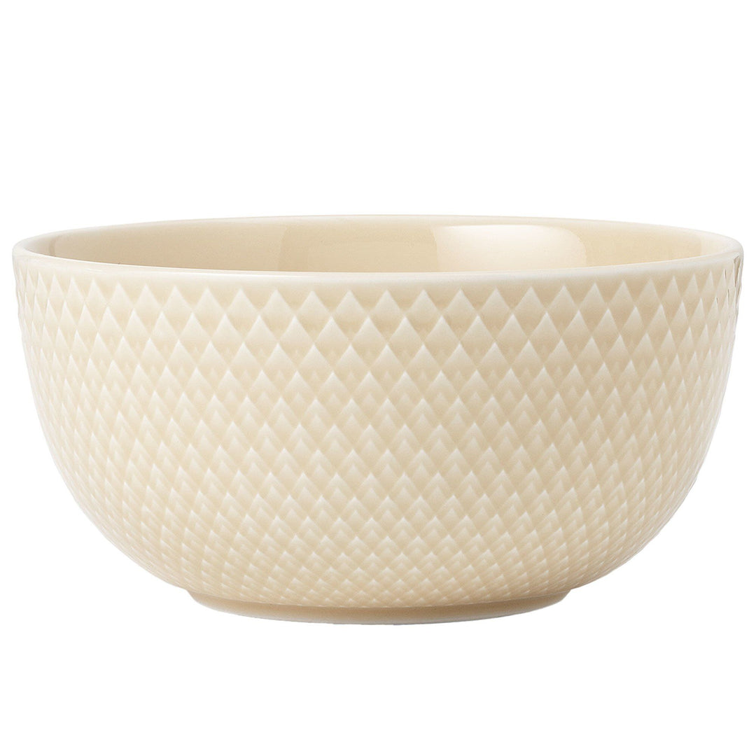 Lyngby porcelæn Lyngby porcelæn Rhombe Earth skål 13 cm, marble – frontbillede (Skål)
