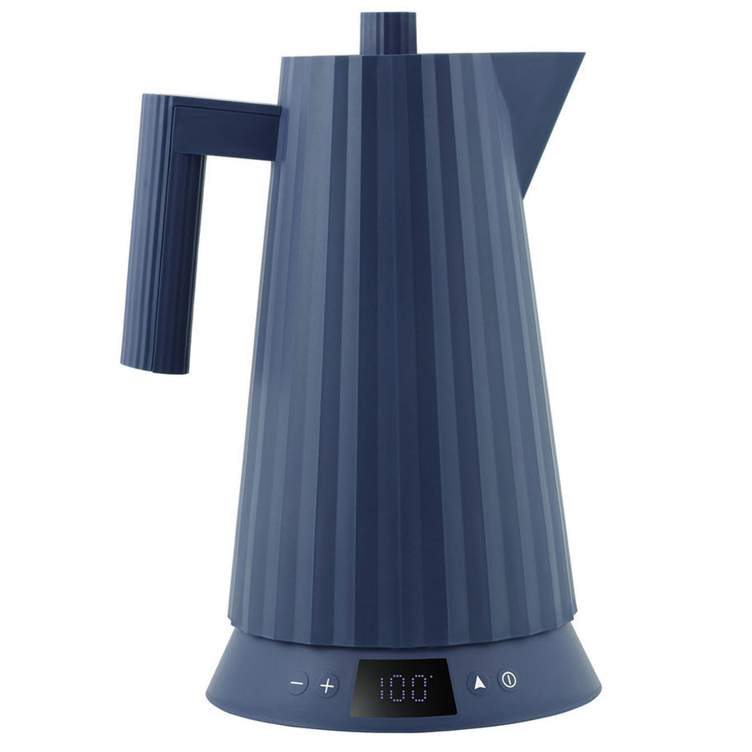 Alessi Alessi Elkedel med temperaturkontrol 1,7 liter, blå – vinkelbillede (Elkedel)