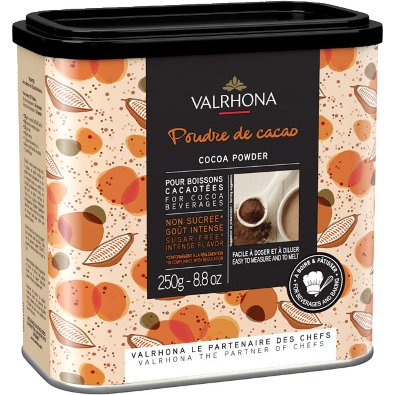 Valrhona Valrhona Kakaopulver, 250 g – frontbillede (Kakaopulver)
