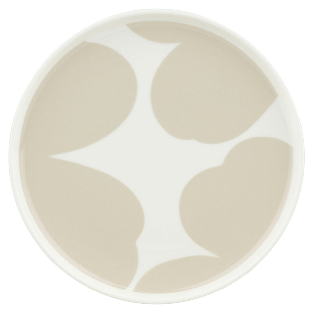 Marimekko Marimekko Iso Unikko Tallerken 20 cm, hvid/beige – produktvisning (Tallerken)