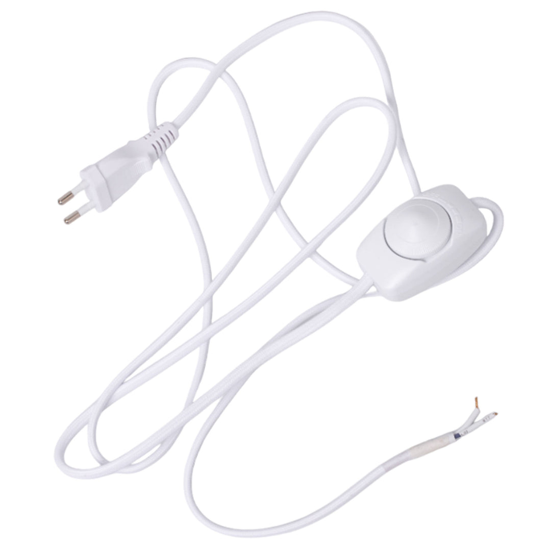 Edgeform Edgeform Ledning med dæmper 2 meter, hvid – close-up (Lamper)