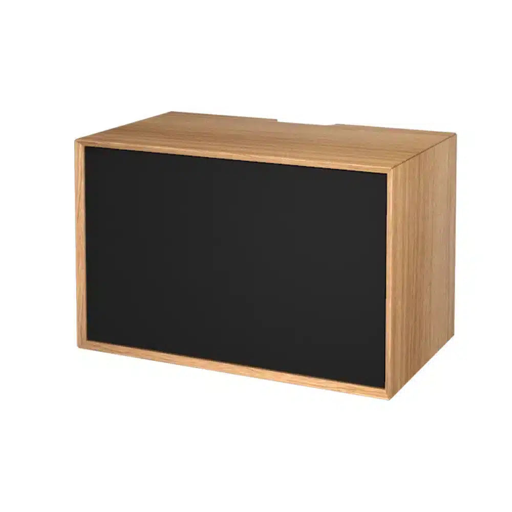 The Wood Box HiFi med stoflåge, modul fra The Box Reolsystem