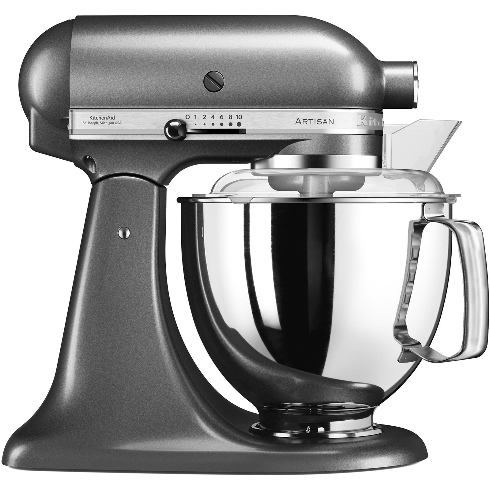 Kitchenaid Kitchenaid Artisan KSM175EMS røremaskine, medallion silver – produktvisning (Røremaskiner)