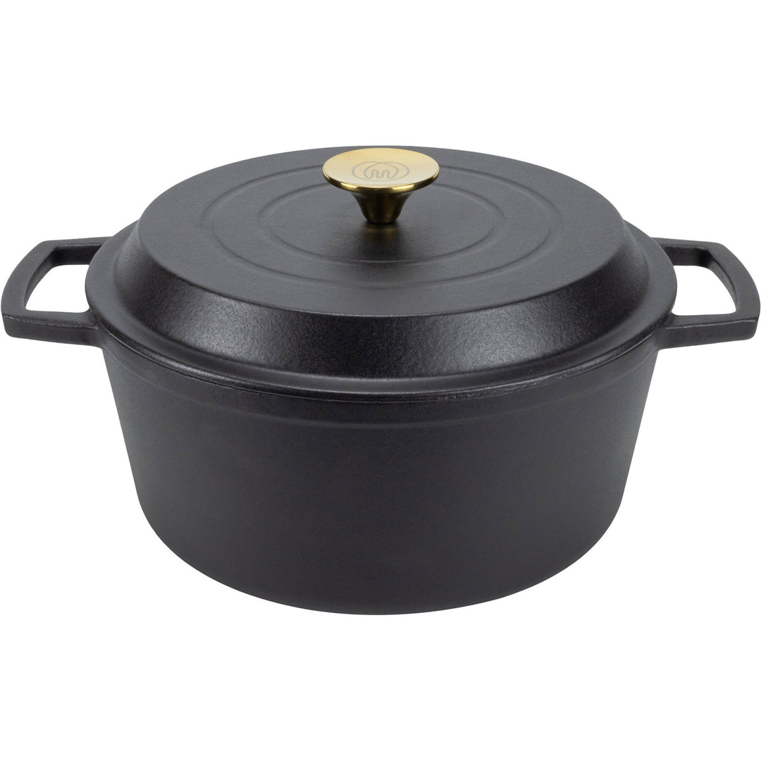 Mareld Mareld Støbejernsgryde 5 liter, mat sort – produktfoto (Støbejernsgryde)