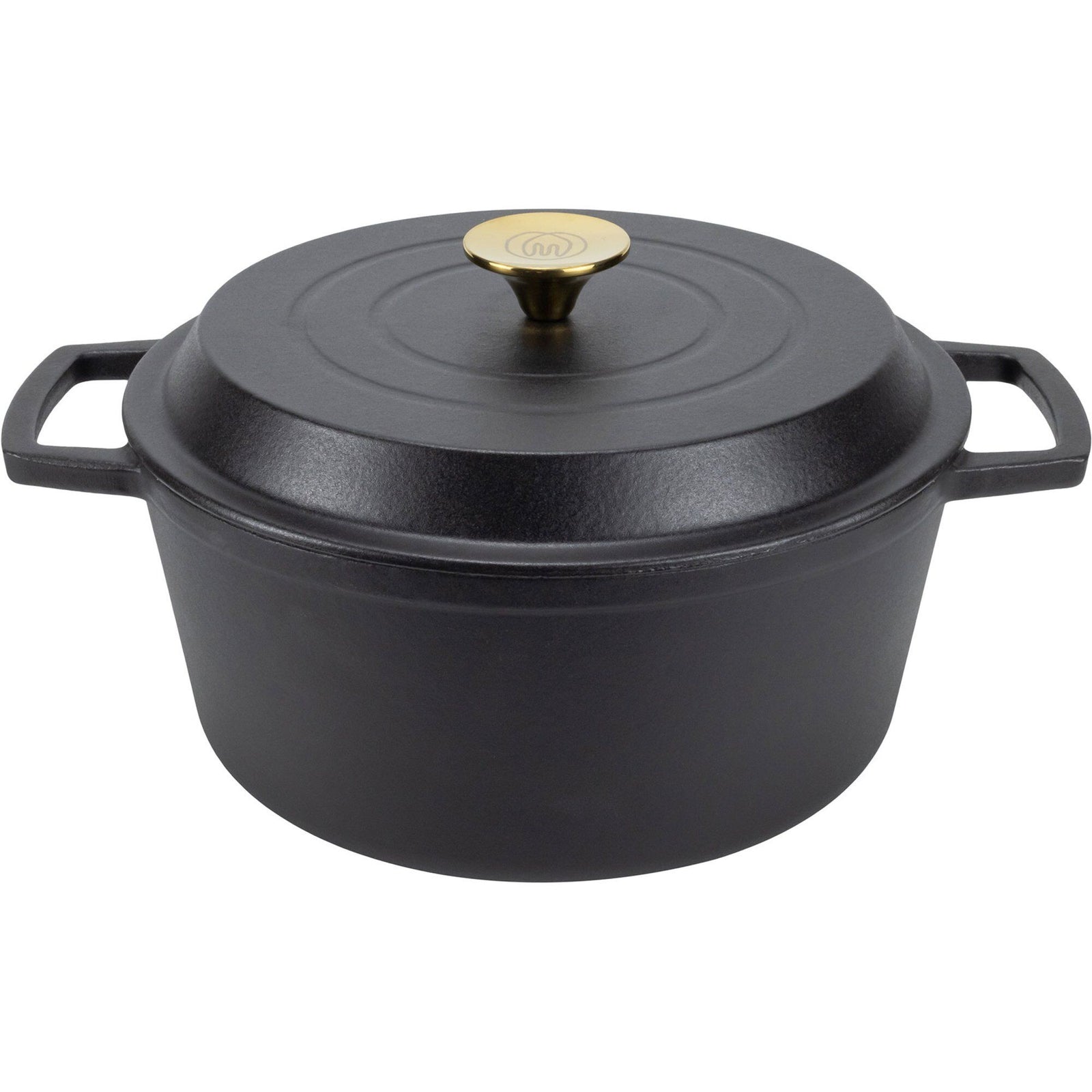 Mareld Mareld Støbejernsgryde 5 liter, mat sort – produktfoto (Støbejernsgryde)