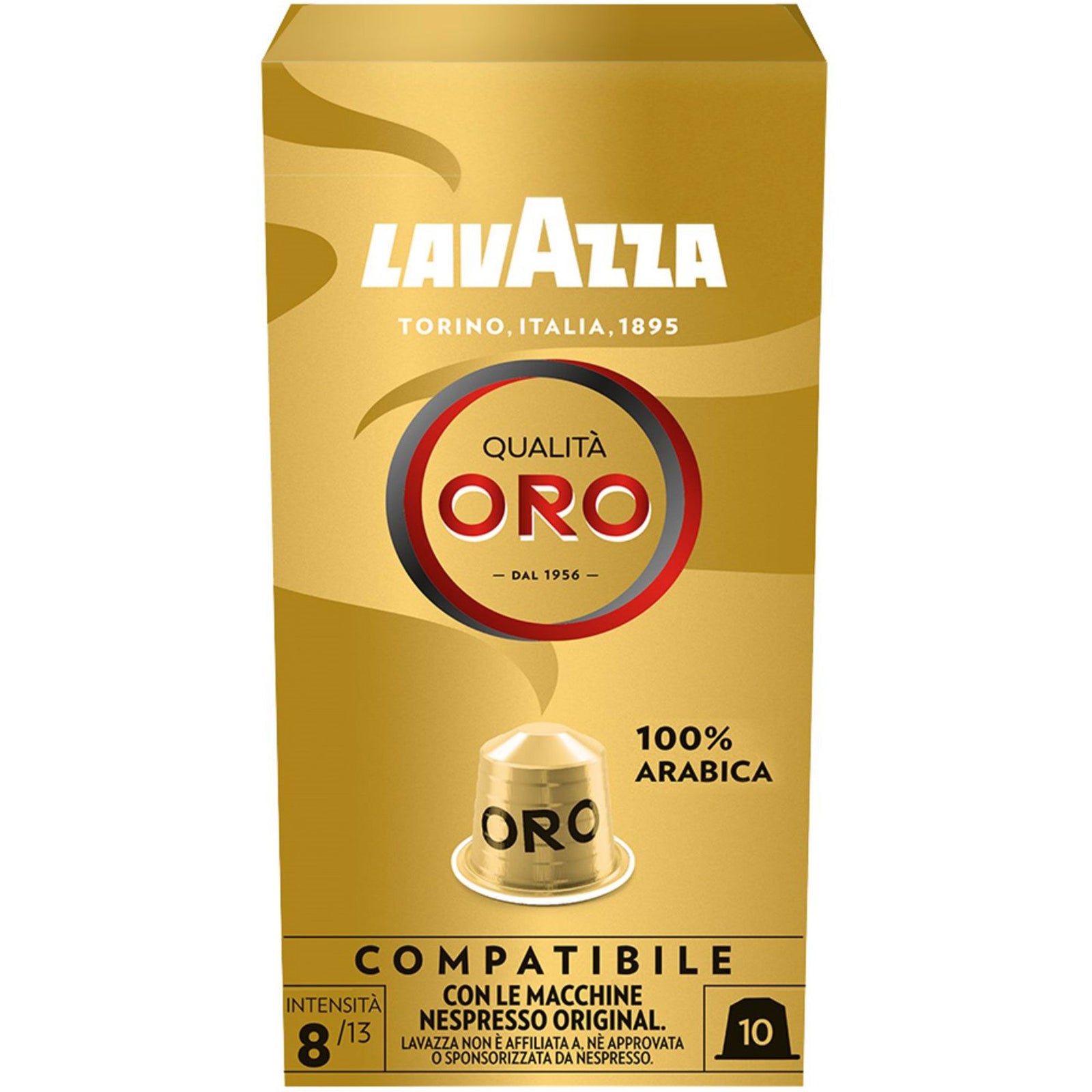 Lavazza Lavazza Qualit Oro kaffekapsler, 10 stk – frontbillede (Kaffekapsler)