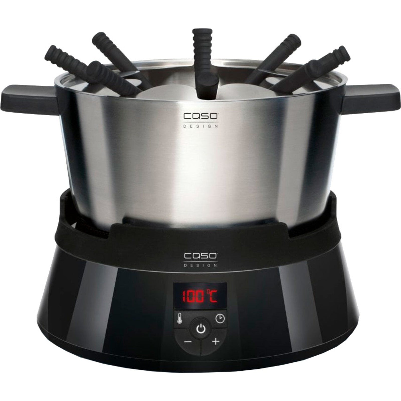 Caso Caso Fonduesæt med 8 gafler, sort – billede i brug (Fondue)