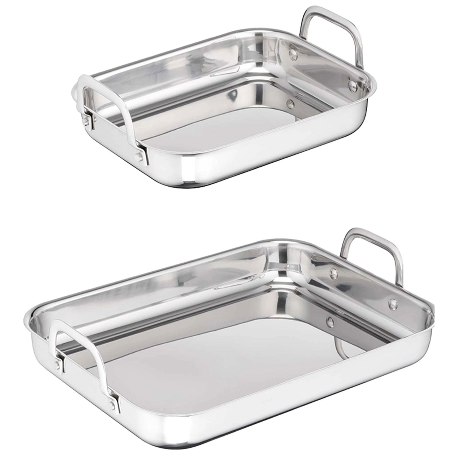 Tefal Tefal Emotion ovnformer 2 stk, rustfrit stål – close-up (Bagforme sæt)