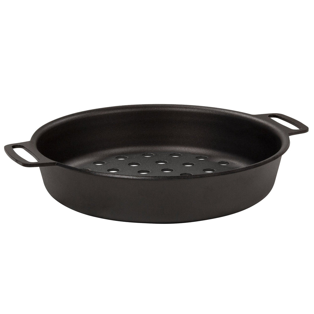 Kockums jernverk Kockums jernverk Perforeret grillform, 24 cm, kulstofstål ❤ frontbillede (Ovnfast form)