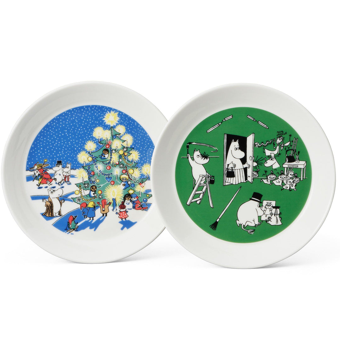 Arabia Arabia Mumitroldene Tallerkensæt Tegnet & Jul – produktfoto (Tallerkensæt)