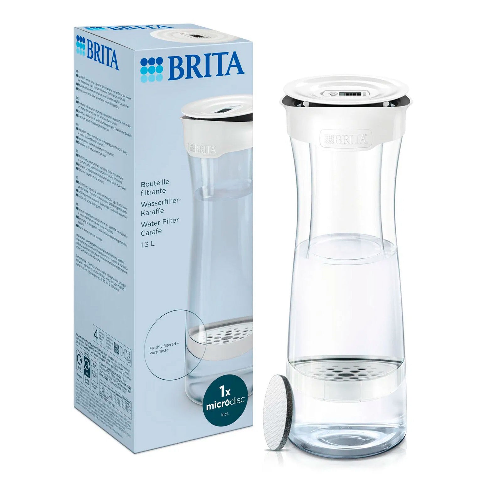 Brita Brita Vandkaraffel, hvid ❤ billede i brug (Vandkaraffel)