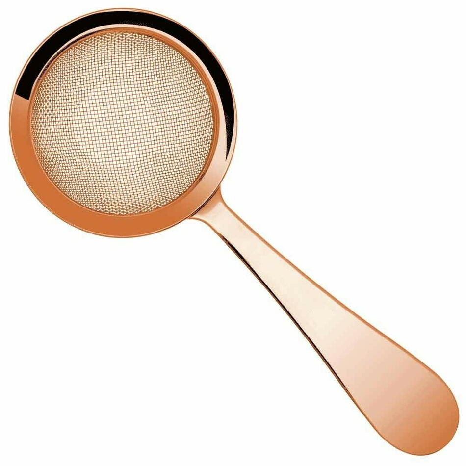 Produktbillede af Biloxi Fine Strainer 120mm Håndtag Kobber Urban Bar på tilbud i brug