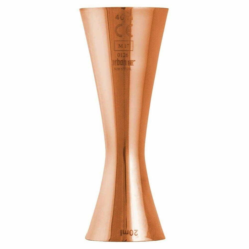 Produktbillede af Jigger Aero 20 / 40ml Kobber Urban Bar på tilbud i brug