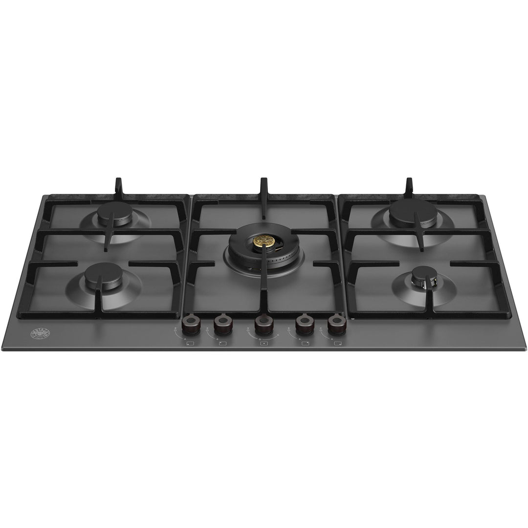 Bertazzoni Bertazzoni P905CPRO Professional gaskomfur 90 cm, matsort – vinkelbillede (Gaskogeplade)