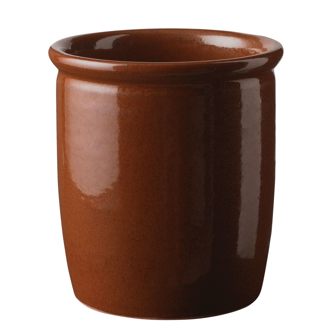 Knabstrup Knabstrup Syltekrukke 1 liter, terracotta ❤ frontbillede (Redskabsstativ)