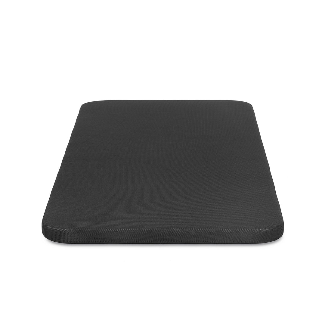 KAVE HOME Under sengebund uden ben sort stof til 90x190 cm madras