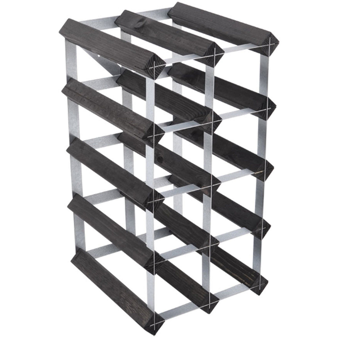 Traditional wine rack Traditional wine rack Vinstativ Black Ash 12 Flasker – vinkelbillede (Vinstativ)
