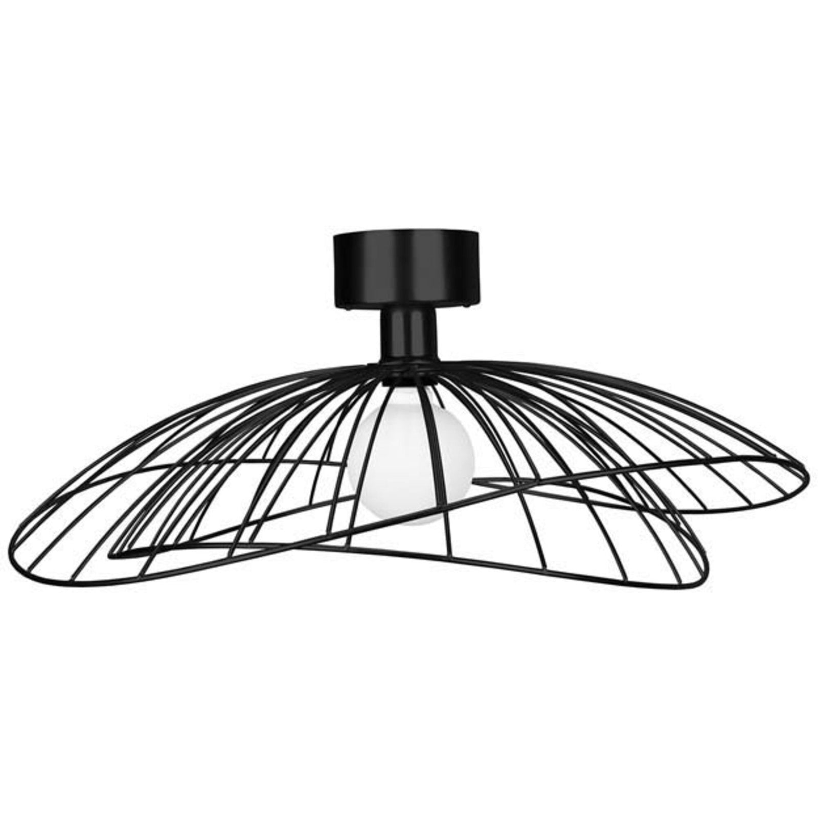 Globen lighting Globen lighting Plafond/Væg Ray Lampe, Sort ❤ produktbillede (Lampe)
