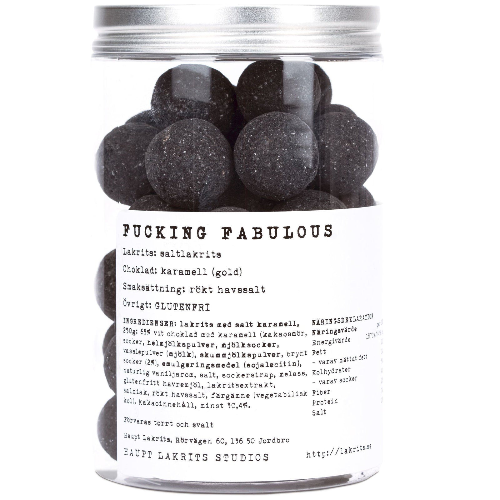Haupt lakrits Haupt lakrits Fucking Fabulous, 250 g – frontbillede (Lakrids)