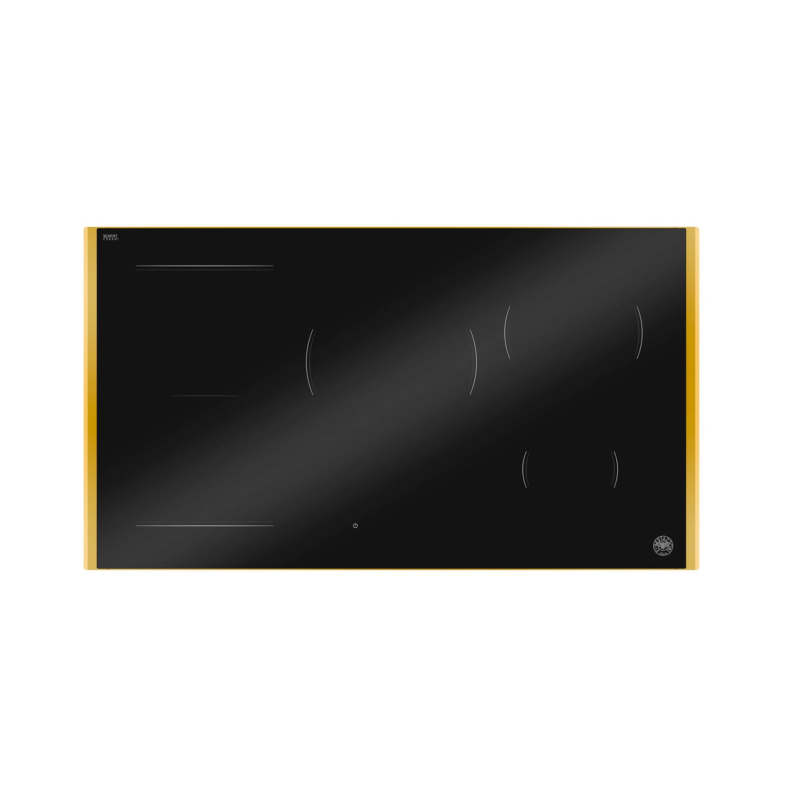 Bertazzoni Bertazzoni P905I1M30GP Premium induktionskogeplade 90 cm med guldramme, 5 zoner ❤ frontbillede (Induktionskogeplade)