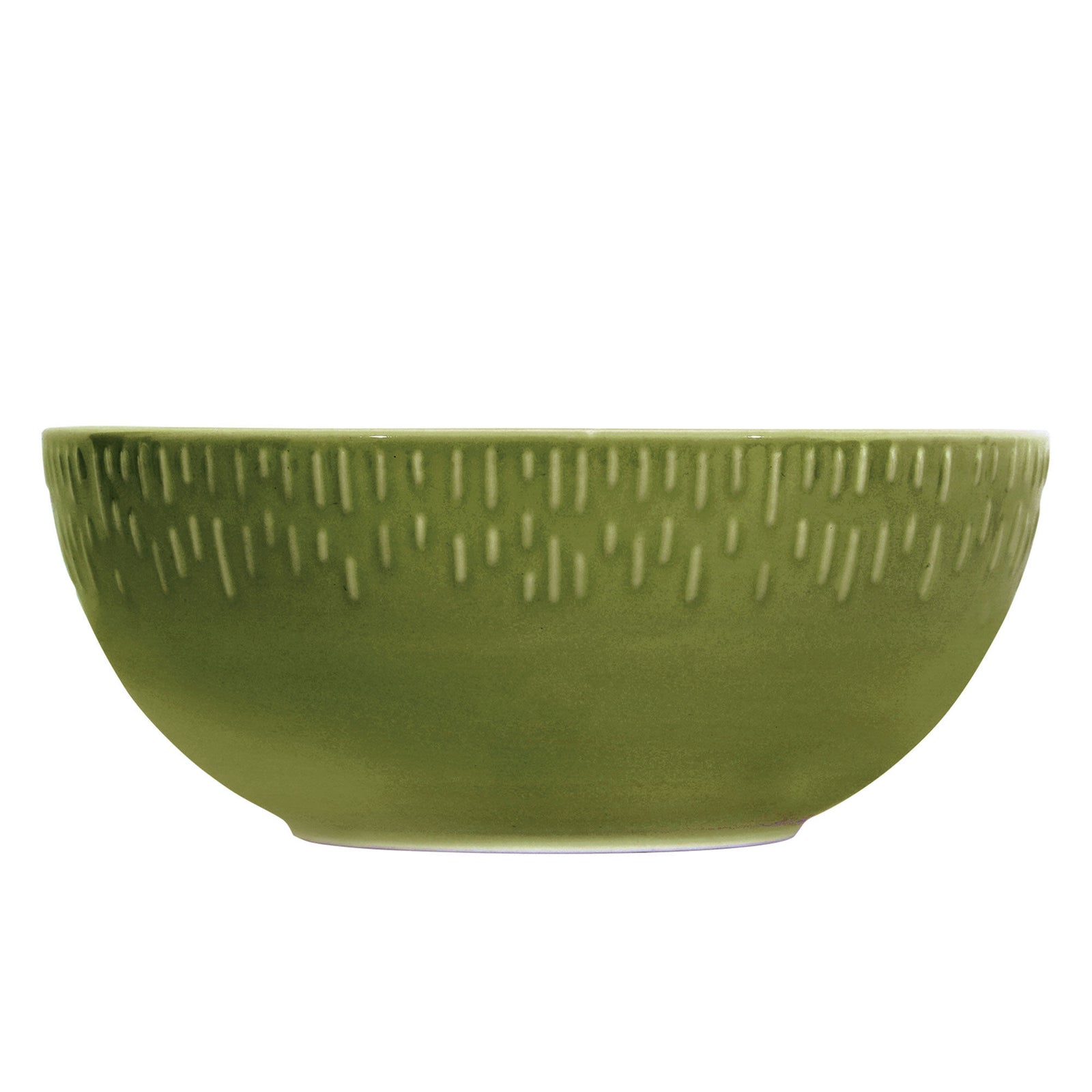 Aida Aida Confetti salatskål 23 cm, olive ❤ frontbillede (Salatskål)