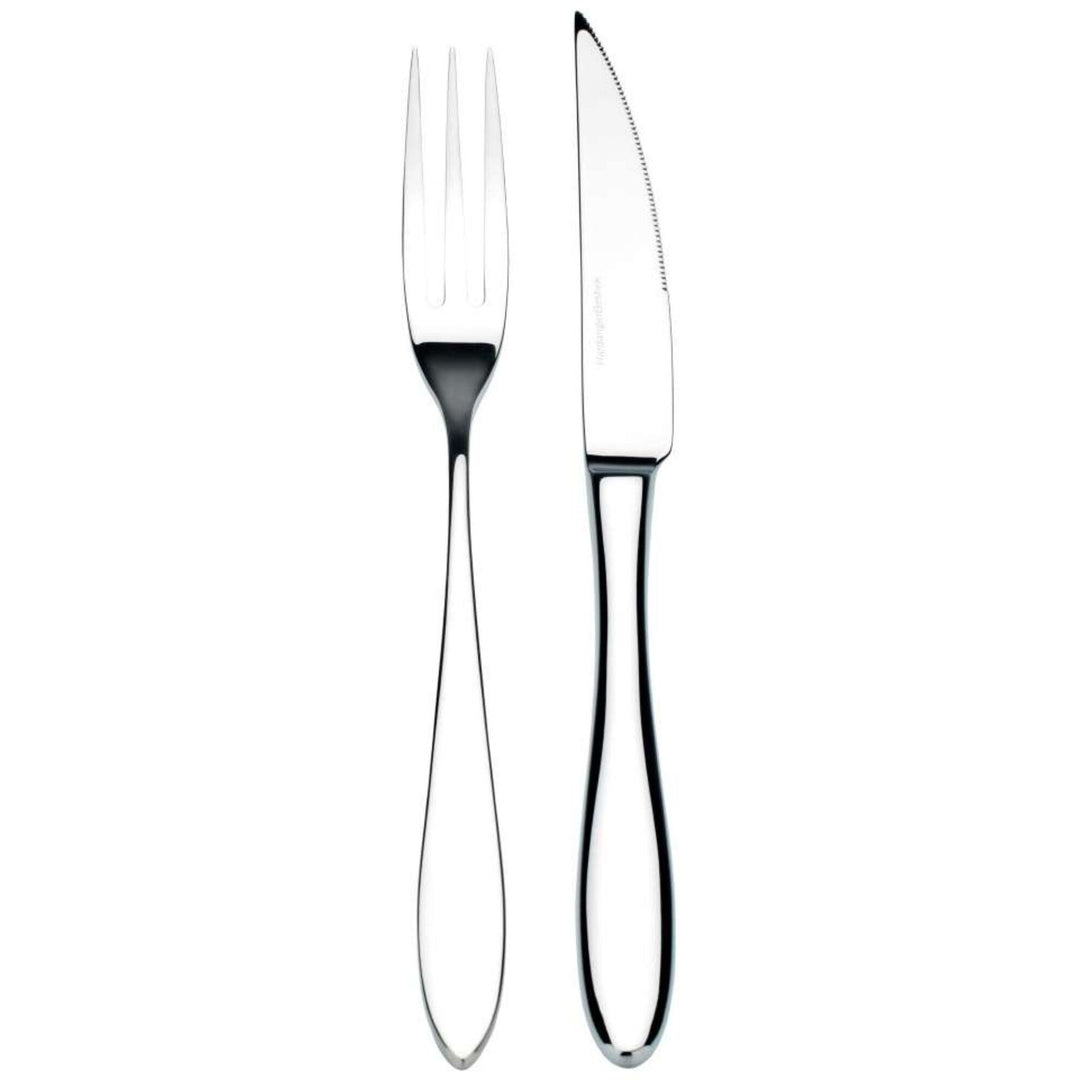 Hardanger bestikk Hardanger bestikk Fjord Steakbestik 6-personer ❤ frontbillede (Grillbestik)
