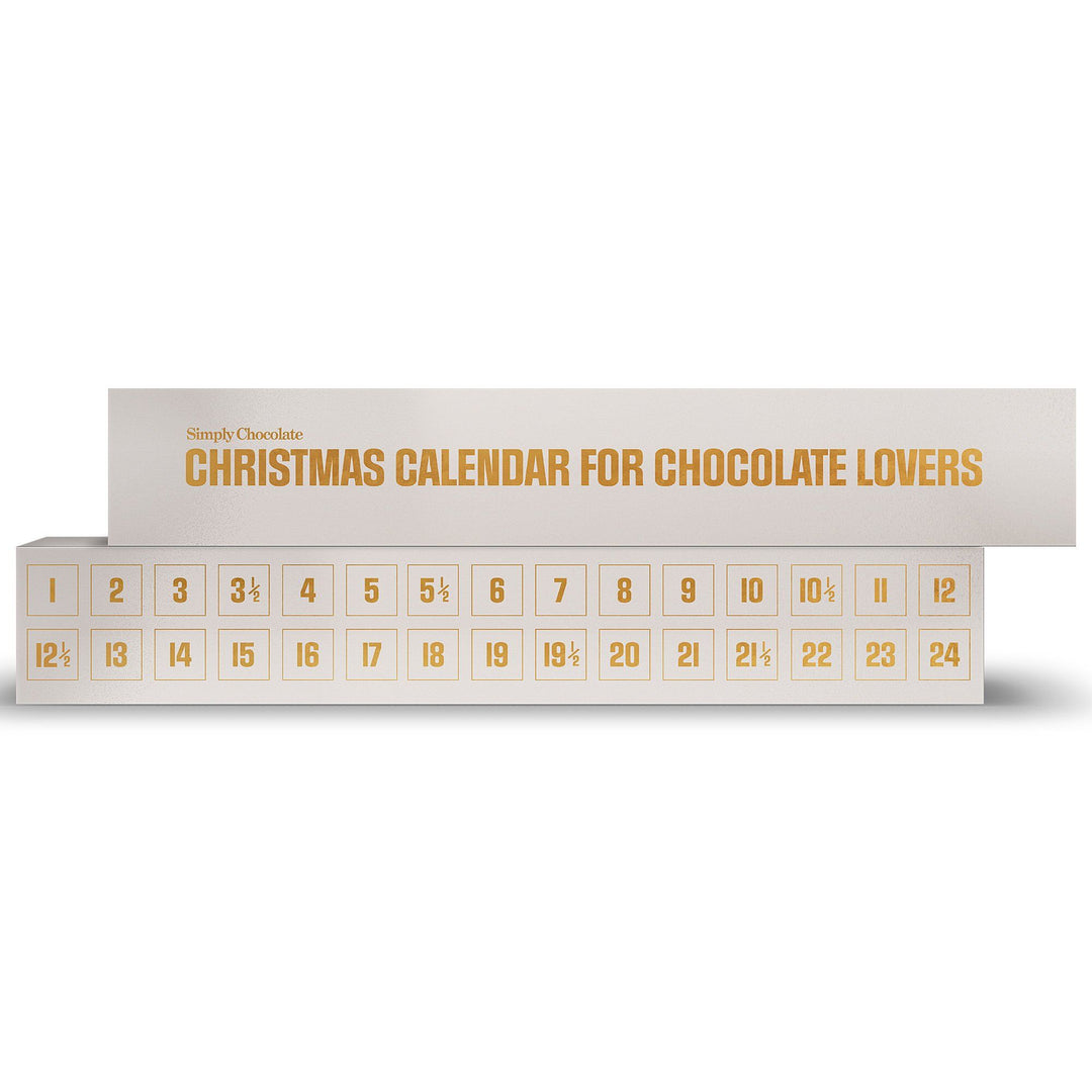 Simply chocolate Simply chocolate Julekalender 2024 White – frontbillede (Julekalender)