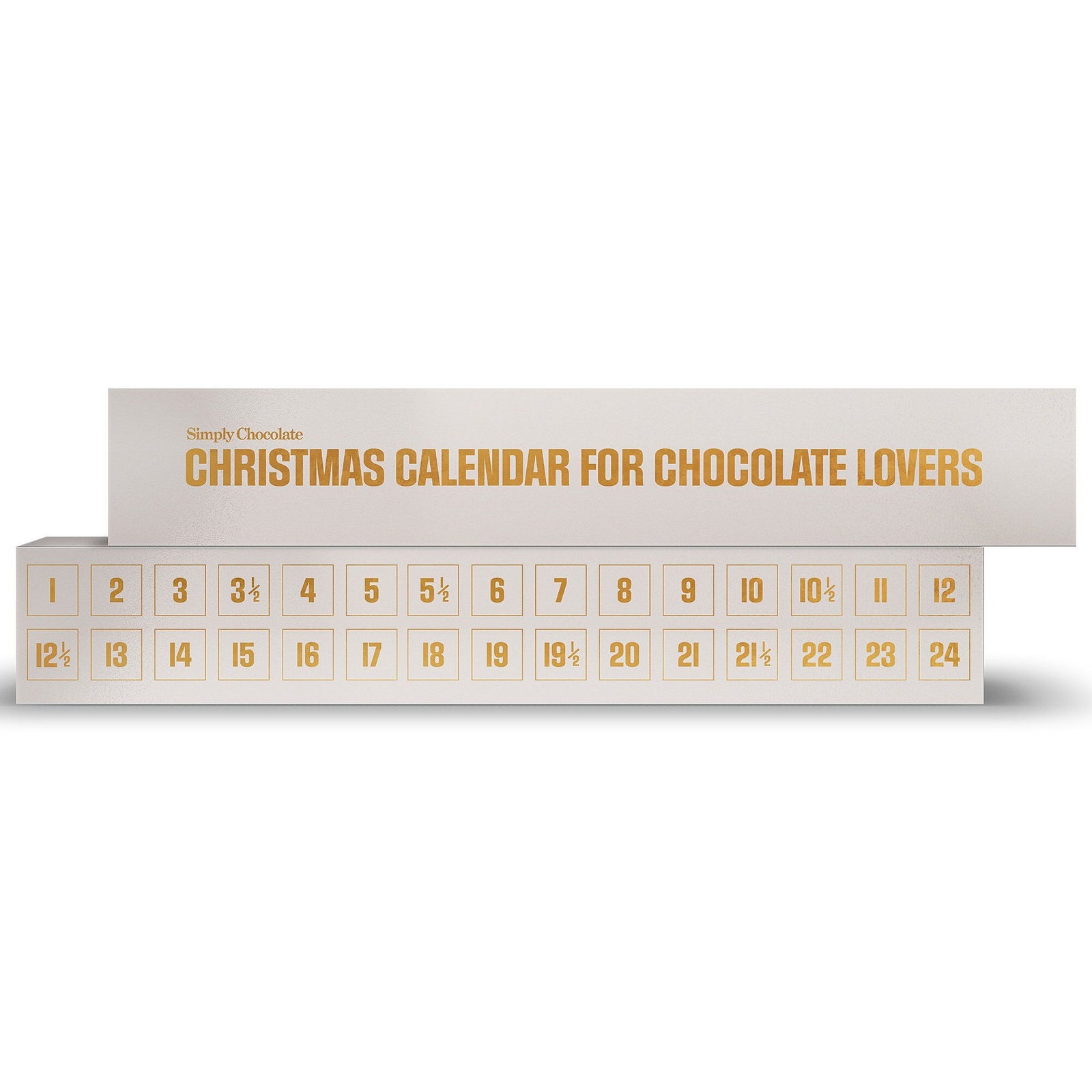Simply chocolate Simply chocolate Julekalender 2024 White – frontbillede (Julekalender)