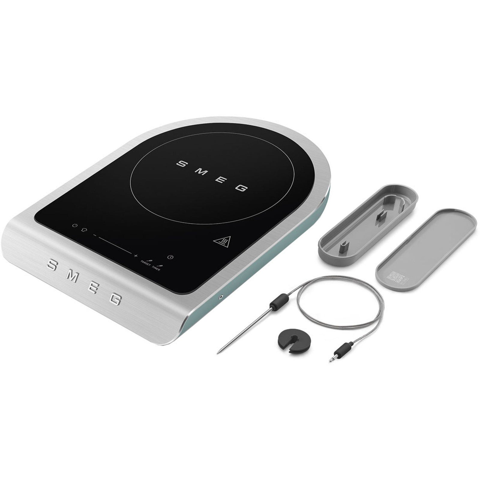 Smeg Smeg PIC01EGMEU Transportabel induktionskogeplade, emerald green – billede i brug (Induktionskogeplade)