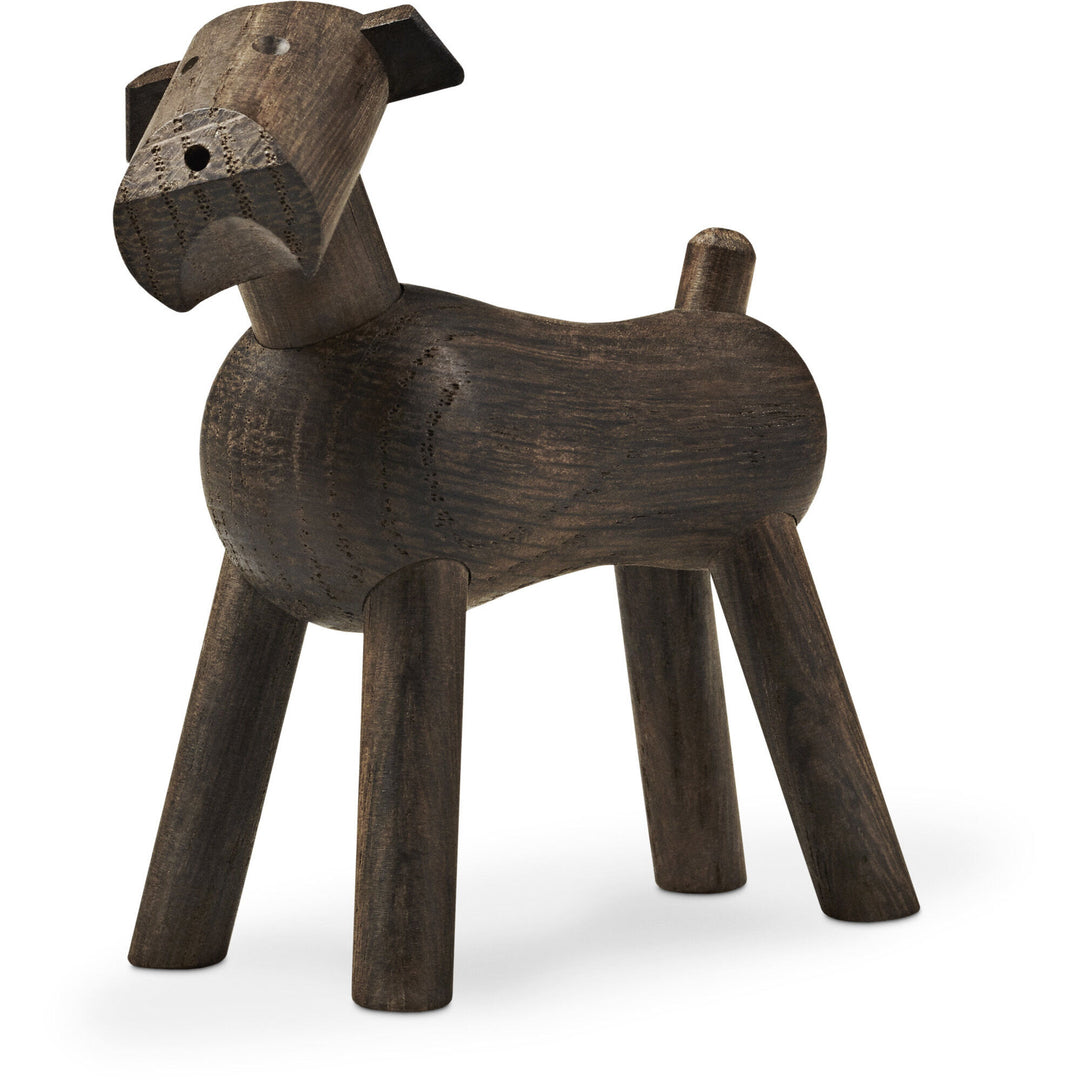 Kay bojesen Kay bojesen Hunden Tim, røget eg – frontbillede (Træfigur)