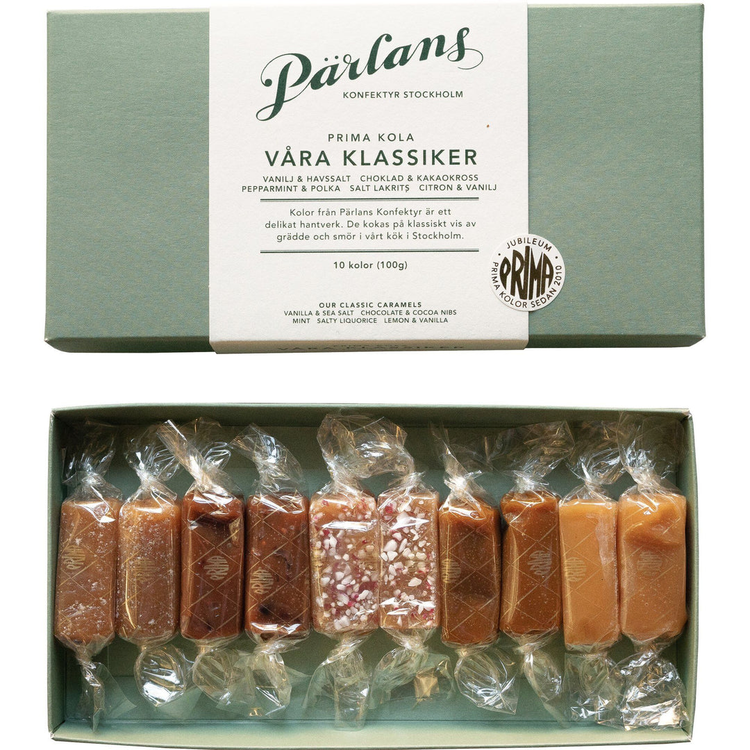 Pärlans Pärlans Vores klassikere karameller, 10 stk. – produktbillede (Slik)
