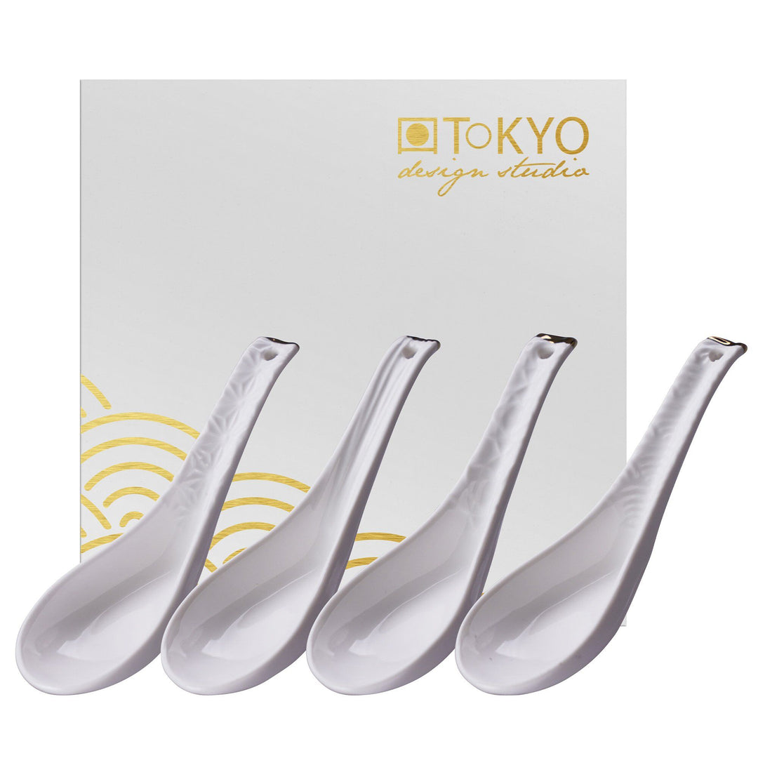 Tokyo design studio Tokyo design studio Nippon White suppeske 4 stk. – close-up (Ske)
