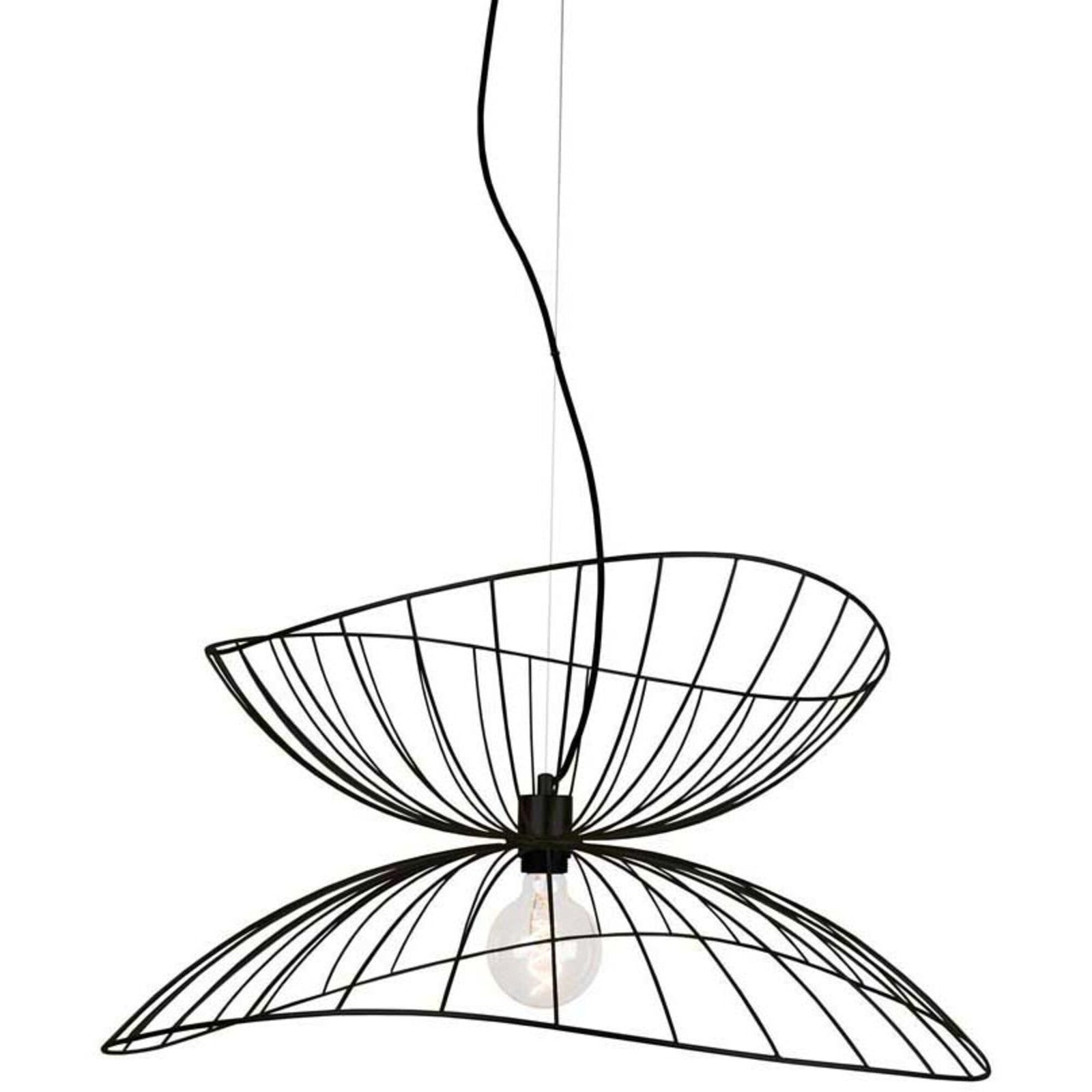 Globen lighting Globen lighting Pendant Ray 70 Lampe, Sort – frontbillede (Lampe)