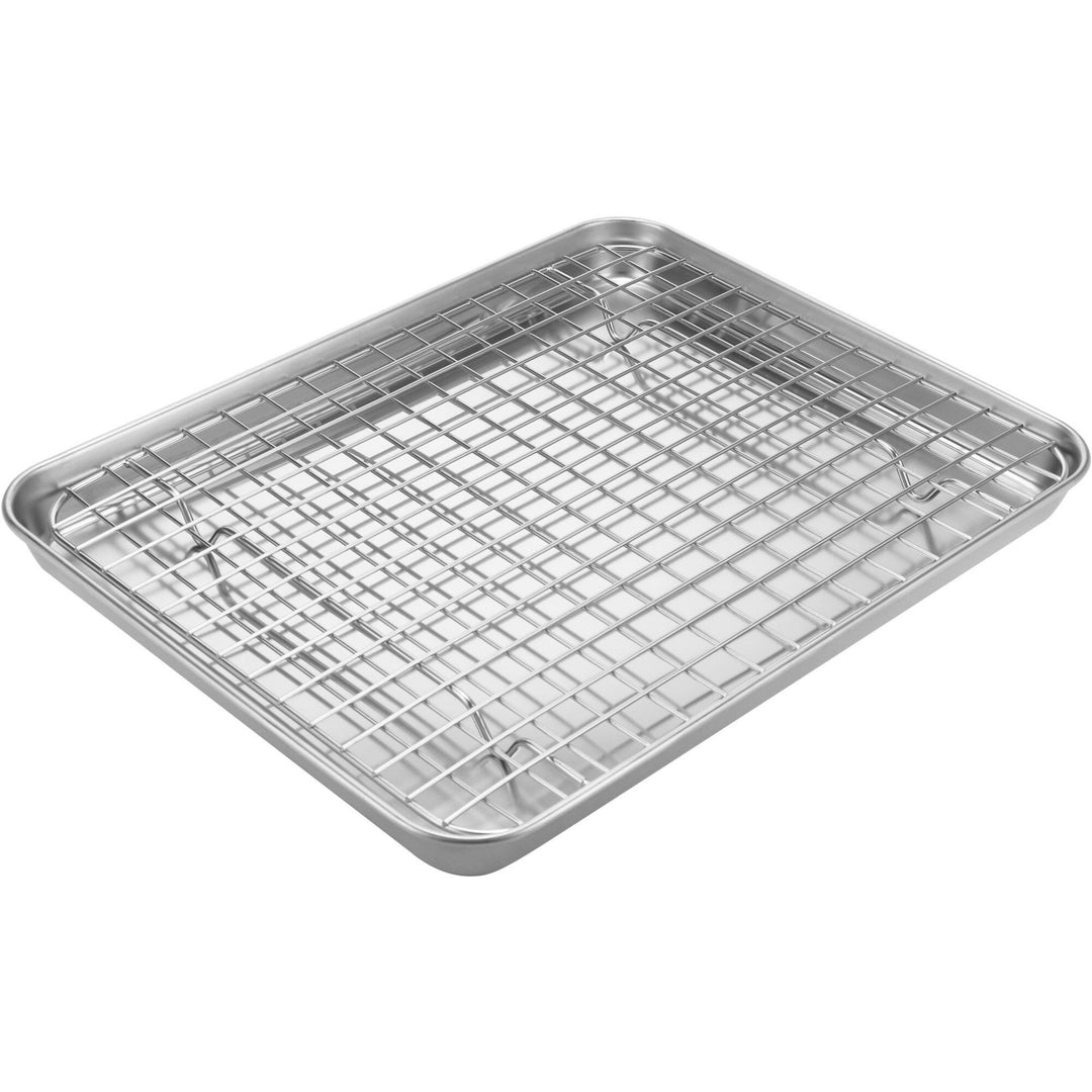 Mareld Mareld Plade med rist, 31,5 x 24,5 cm, rustfrit stål – close-up (Bageplade)