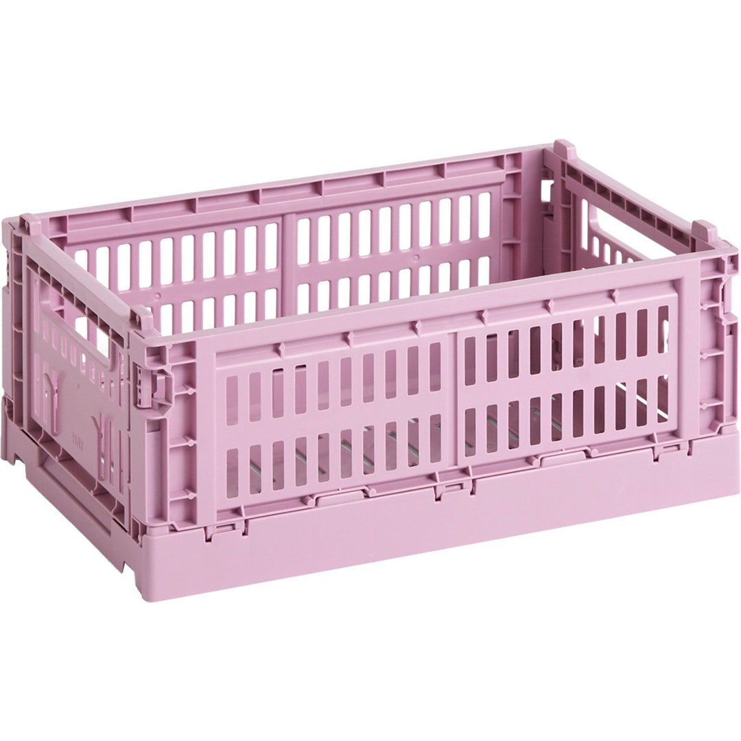 Hay Hay Colour Crate opbevaringskasse, small, dusty rose – frontbillede (Opbevaringsboks)