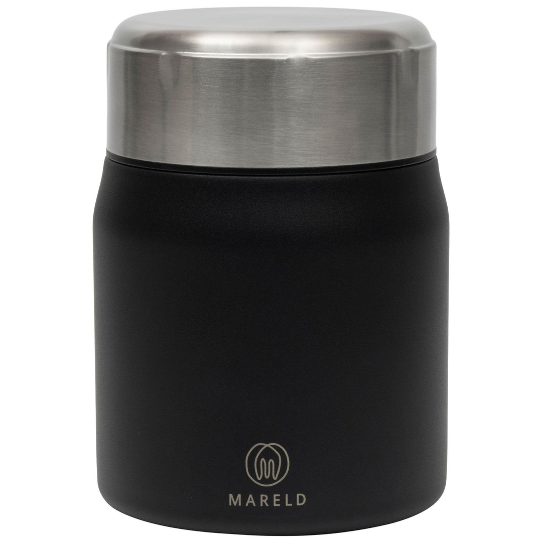 Mareld Mareld Outdoor Mattermos 500 ml, sort ❤ vinkelbillede (Termo madkasse)